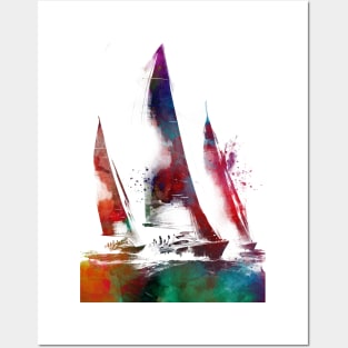 Sailing sport art #sailing Posters and Art